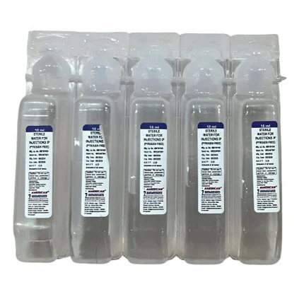 Sterile injectable Water 10mL