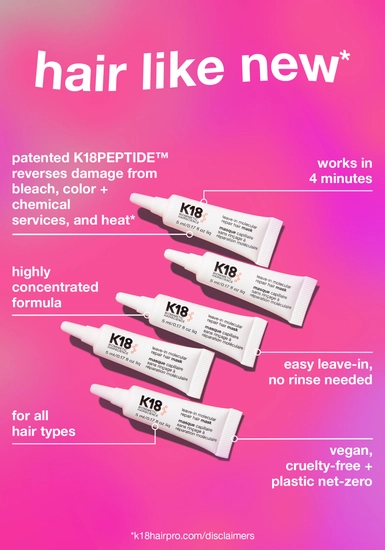 K18 - Molecular Repair Hair Masks 2Xq-VIP K18 - Molecular Repair Hair Masks - Image 2